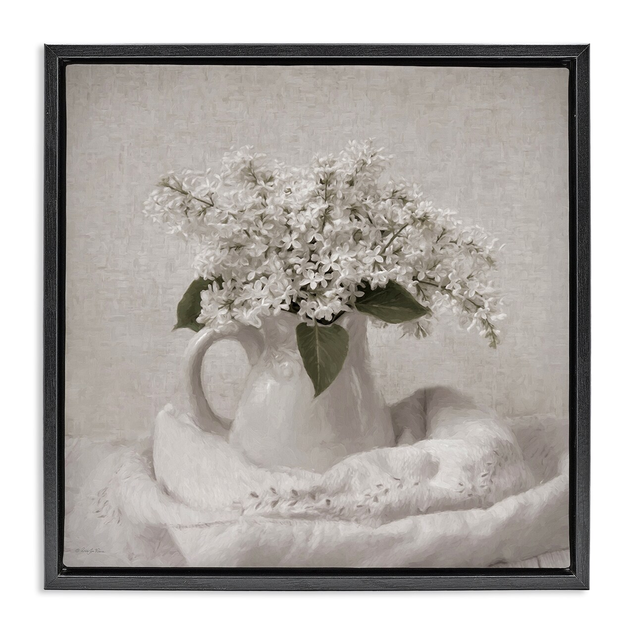 Stupell Industries Lilac Simplicity Still Life Floating Frame, design by Robin-Lee Viera